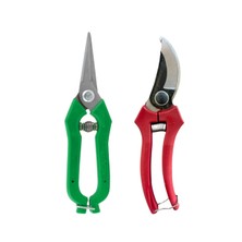 Bykurt Eğri Bağ Budama Makası 20CM ve Meyve Toplama Makası 19CM Üzüm Çilek Narenciye Için