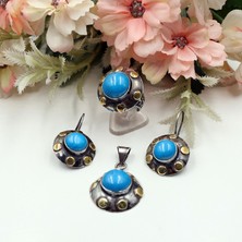 Firuze Taşlı Otantik Set