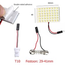 Dadata 48 Smd Cob LED T10 4W 12V Beyaz Işık Araba Iç Panel Işıkları Tavan Lambası Ampulü (Yurt Dışından)