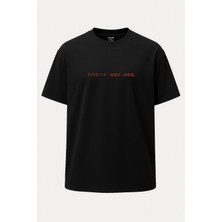 Nirvoda Oversize Goku Gohan Goten Dragon Ball Baskılı Unisex Tişört