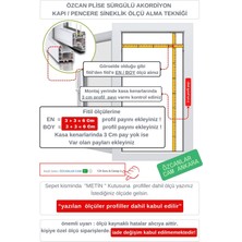 Özcan Plise Pileli Sürgülü Kapı Sinekliği (Demir Kapı ,ahşap Kapı, Çelik Kapı Pimapen Kapı)