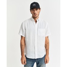 Gant Erkek Beyaz Regular Fit Düğmeli Yaka Gömlek 3250077.110