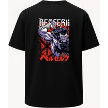 Nirvoda Oversize Berserk Baskılı Unisex Tişört