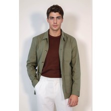 Velvarde/ Tek Ceket/ Haki