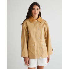 Gant Kadın Bej Relaxed Fit Klasik Yaka Ceket 4700368.232