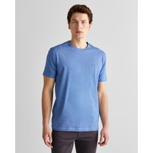 Gant Erkek Mavi Regular Fit Bisiklet Yaka Çizgili T-Shirt 2003302.447