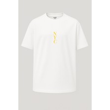 Nirvoda Oversize Nyc Brooklyn 92 Baskılı Unisex Tişört