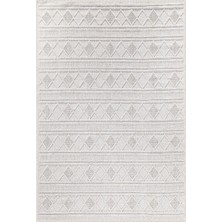 Kreasyon Halı Bravvo BR009 Bej Hav Toz Vermez Salon Mutfak Koridor Oturma Odası Yolluk Dokuma Kilim