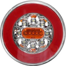 Dadata Yuvarlak LED 4 In 1 Kamyon Kuyruk Lambası 12-24 V Dinamik Kuyruk Dönüş Sinyali Ters Arka Fren Stop Lambası Römork Kamyon Rv Için (Yurt Dışından)