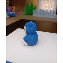 Snorlax 3 Boyutlu Figür(3 Lü Set)