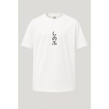 Nirvoda Oversize Shinobu Demon Slayer Baskılı Unisex Tişört