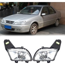 Dadata Araba Ön Tampon Sol Sağ Sis Farları Montaj Sis Lambası Citroen Elysee 2002-2007 Için Ampul ile (Yurt Dışından)