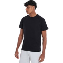 Kofu Erkek Siyah Günlük Stil T-Shirt 25YE020-SYH