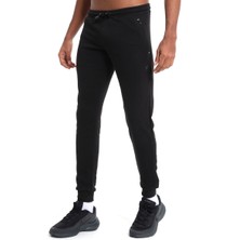 Kure Erkek Siyah Günlük Stil Eşofman Altı 25YE019-SYH