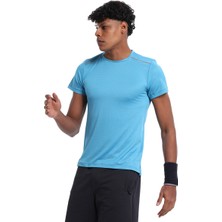 Conforto 4 Erkek Mavi Koşu T-Shirt 25YE007-MAVI