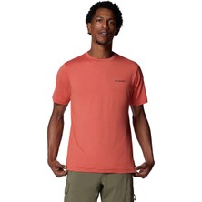 Columbia Tech Trail Erkek Kırmızı Outdoor T-Shirt AO5545-851