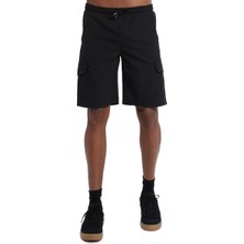 Gujo Erkek Siyah Günlük Stil Şort 25YE028-SYH