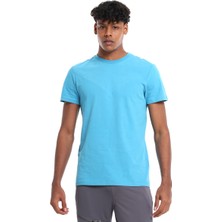 Seto Erkek Mavi Koşu T-Shirt 25YE002-MAVI