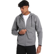 Asago Erkek Gri Koşu Eşofman Üstü 25YE004-ANT