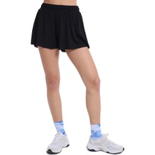 Ispirare2 Kadın Siyah Koşu Şort Etek 25YK007-SYH