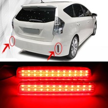 Dadata Araba LED Arka Tampon Reflektör Fren Lambası Kuyruk Lambası Toyota Noah Voxy 80 Pruis 40 (Yurt Dışından)