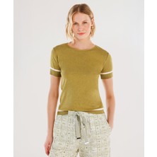 Yargıcı Bisiklet Yakalı Kısa Kollu Triko