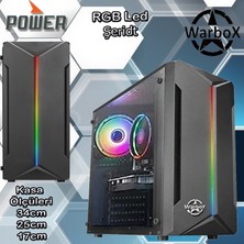 Warbox Pubg I7 TURBO:3.80GHZ 16GB Ram 240GB SSD 250GB HDD R7 240-4GB E.kartı 19" Monitör Masaüstü Bilgisayar