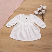 Sare Baby Müslin Yazlık Bebek Elbisesi