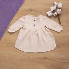 Sare Baby Müslin Yazlık Bebek Elbisesi