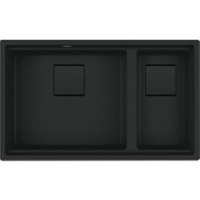 Franke Kng 120 Matt Black Granit Evye