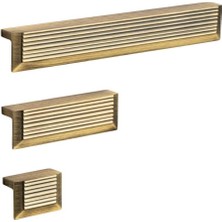 System Mobilya Kulbu Antik Sarı Renk 224MM Kulp 1 Adet (SY9060 0224 Abm)