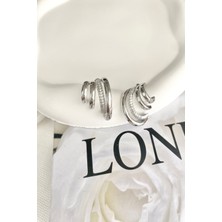 Kadın Küpe Özel Tasarım Kaburga Model Küpe