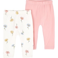 Kız Çocuk Bebek Purelysoft 2'li Pantolon Set
