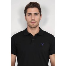 Velvarde Polo Yaka Tshırt Siyah (1815)