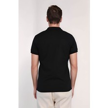 Velvarde Polo Yaka Tshırt Siyah (1815)