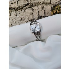 Luna Jewelry Kare Kasa 316L Çelik Kadın Kol Saati