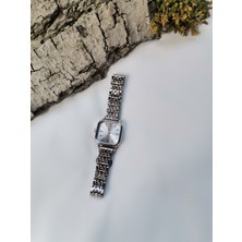 Luna Jewelry Kare Kasa 316L Çelik Kadın Kol Saati