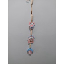 Yaklaşık 60CM El Yapım Bambu Sarkaç Duvar Süs Ev Balkon Dekorasyon 1 Adet