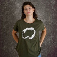 Connect Kadın Baskılı T-Shirt