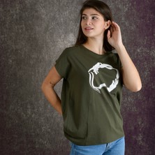 Connect Kadın Baskılı T-Shirt