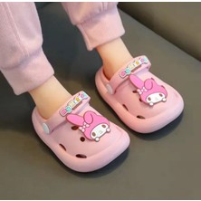 My Melodi Melody Anime Figür Kedi Kız Çocuk Terlik Sandalet Yaz Ev Kaymaz Yumuşak Taban