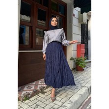 Kadın Trend Yeni Sezon 100 cm Extra Uzun Tesettüre Uygun Etek