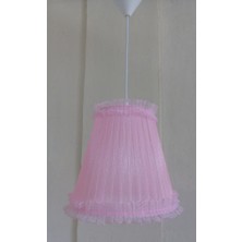 Pembe Masal Organze Sarma Yatak Odası Çocuk Odası Genç ve Bebek Odası Avize Aydınlatma Sarkıt
