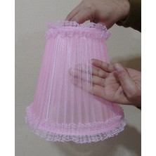 Pembe Masal Organze Sarma Yatak Odası Çocuk Odası Genç ve Bebek Odası Avize Aydınlatma Sarkıt