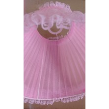 Pembe Masal Organze Sarma Yatak Odası Çocuk Odası Genç ve Bebek Odası Avize Aydınlatma Sarkıt