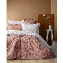 Apricitas Home Tek Kişilik Leros Terracota Nevresim Takımı