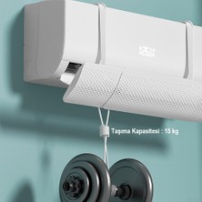 Umotech Ayarlanabilir Klima Hava Yönlendirici Klima Aparatı Klima Siperliği 57-90 cm Split Klima Siperliği