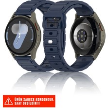 Samsung Galaxy Watch 46MM / Galaxy Watch 3 45MM / Gear S3 Uyumlu Silikon Kordon 22MM