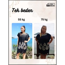 Yakalı Kadın Pareo Plaj Elbisesi