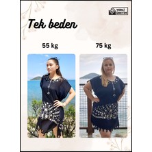 Yakalı Kadın Pareo Plaj Elbisesi